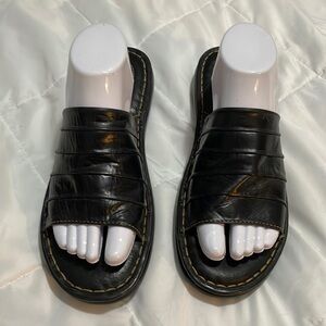 Born Black Leather Sandal NWOT Size 10